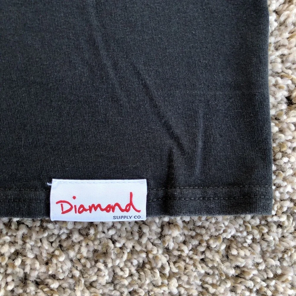 Diamond Supply Co. Tee Shirt Mens Size Medium Paisley Bandana Box Logo Skate Y2K